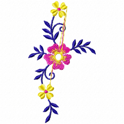 Flowers And Tree Embroidery Design 3 Flowers And Tree Embroidery Design 3
